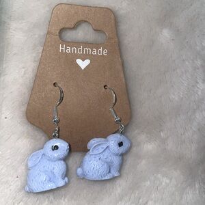 Light Purple Bunny Earrings